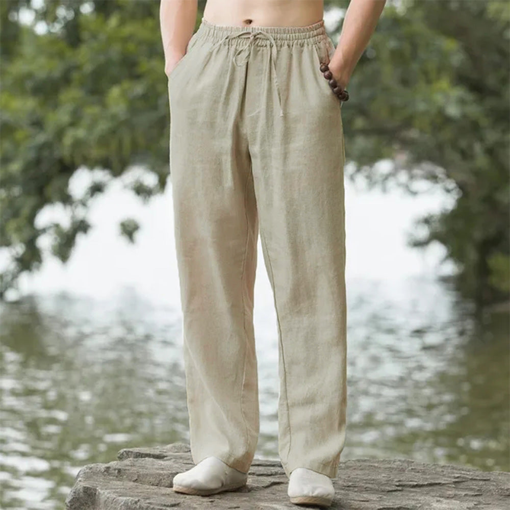 Ethan | Pantalón Casual Suelto Con Cordón