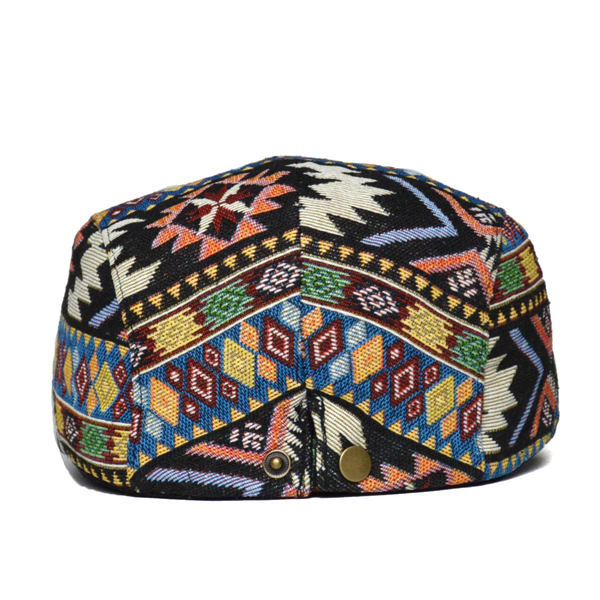 Juraj - Gorra Plana De Varios Paneles Con Estampado Geométrico