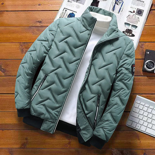 Niklaus | Chaqueta Acolchada con Cremallera y Cuello Alto