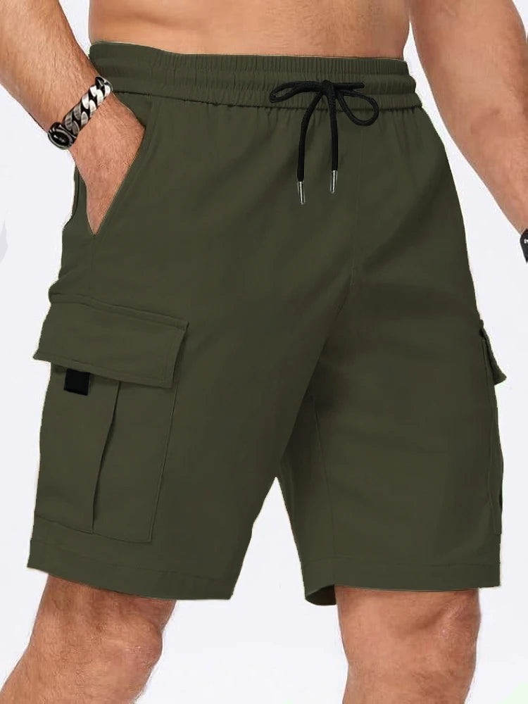 Jakub | Pantalones Cortos Carga Con Cordón Ajustable