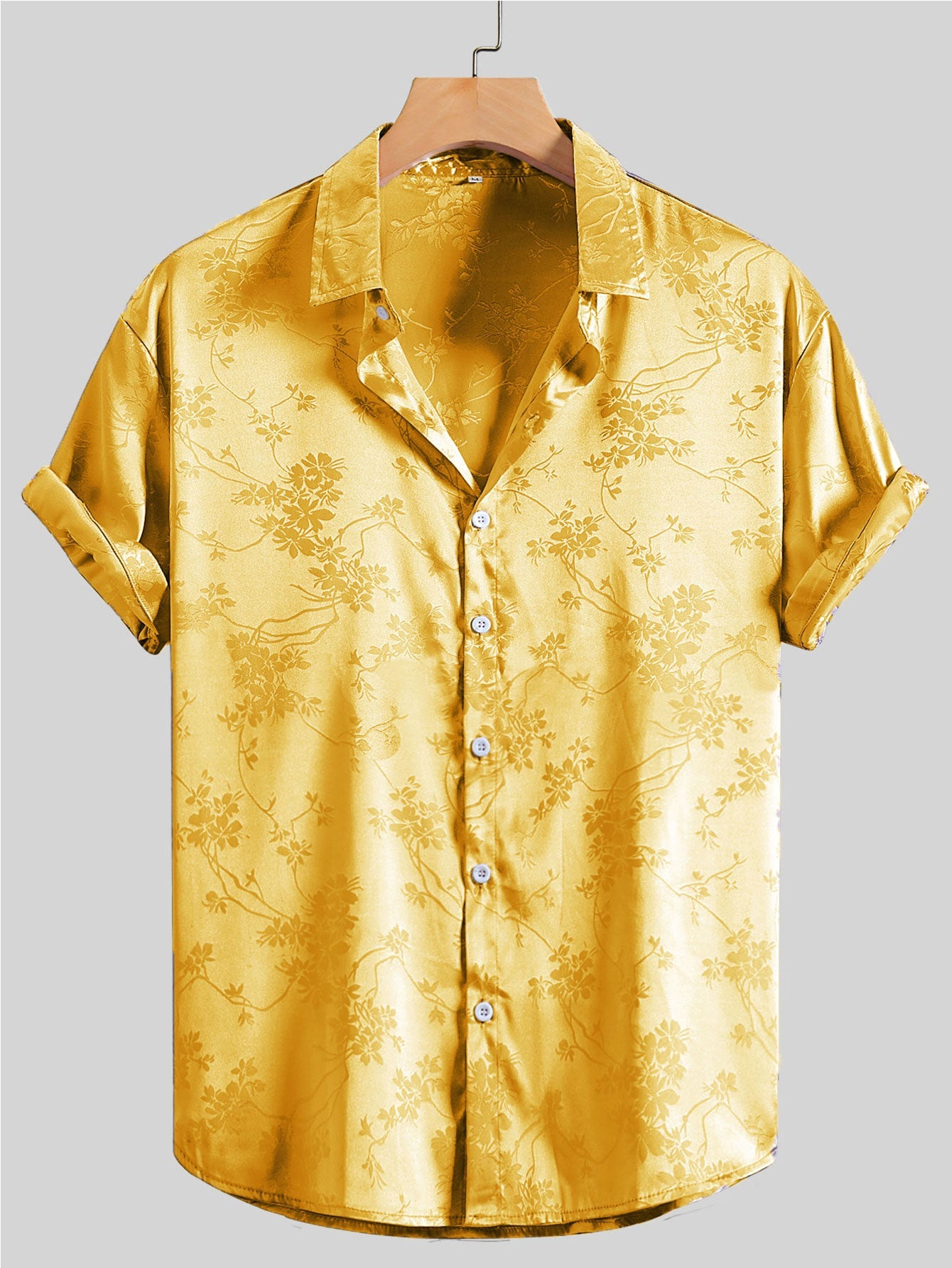 Bogdan | Camisa Estampada Floral de Manga Corta