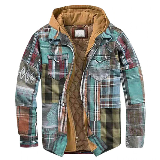 Brecor | Chaqueta con Capucha a Cuadros