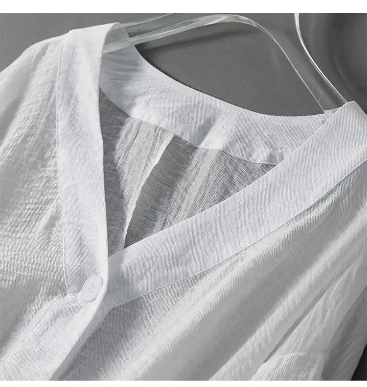 Comatize | Blusa Corta Cruzada Cuello V