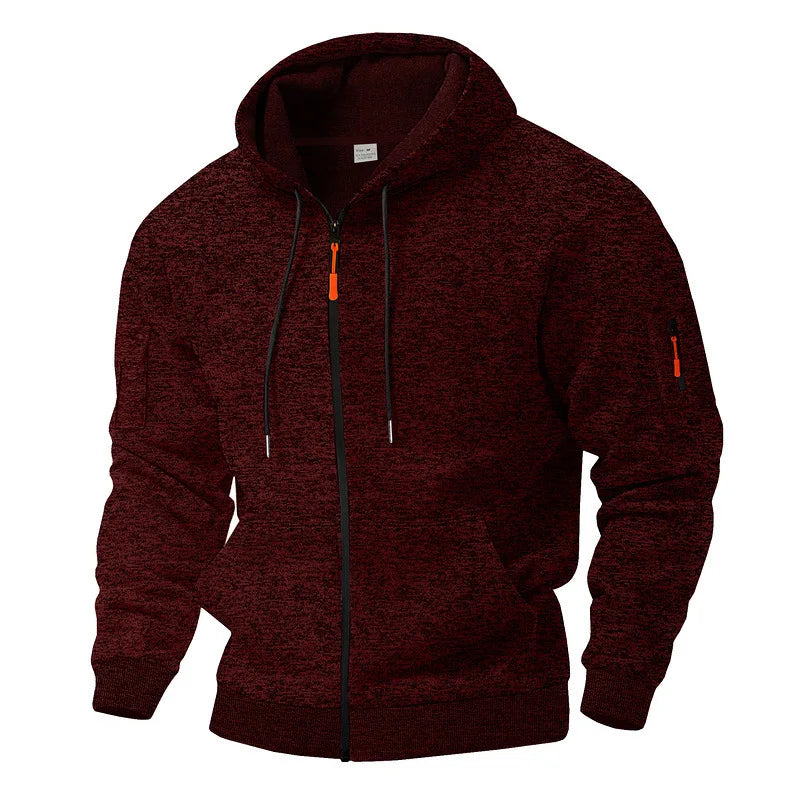 Jesson | Chaqueta De Punto Con Capucha y Cremallera Completa