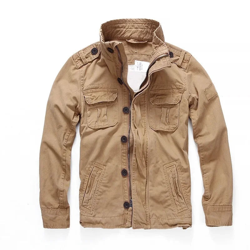 Edmond | Chaqueta Cargo Con Cuello Alto Y Bolsillos