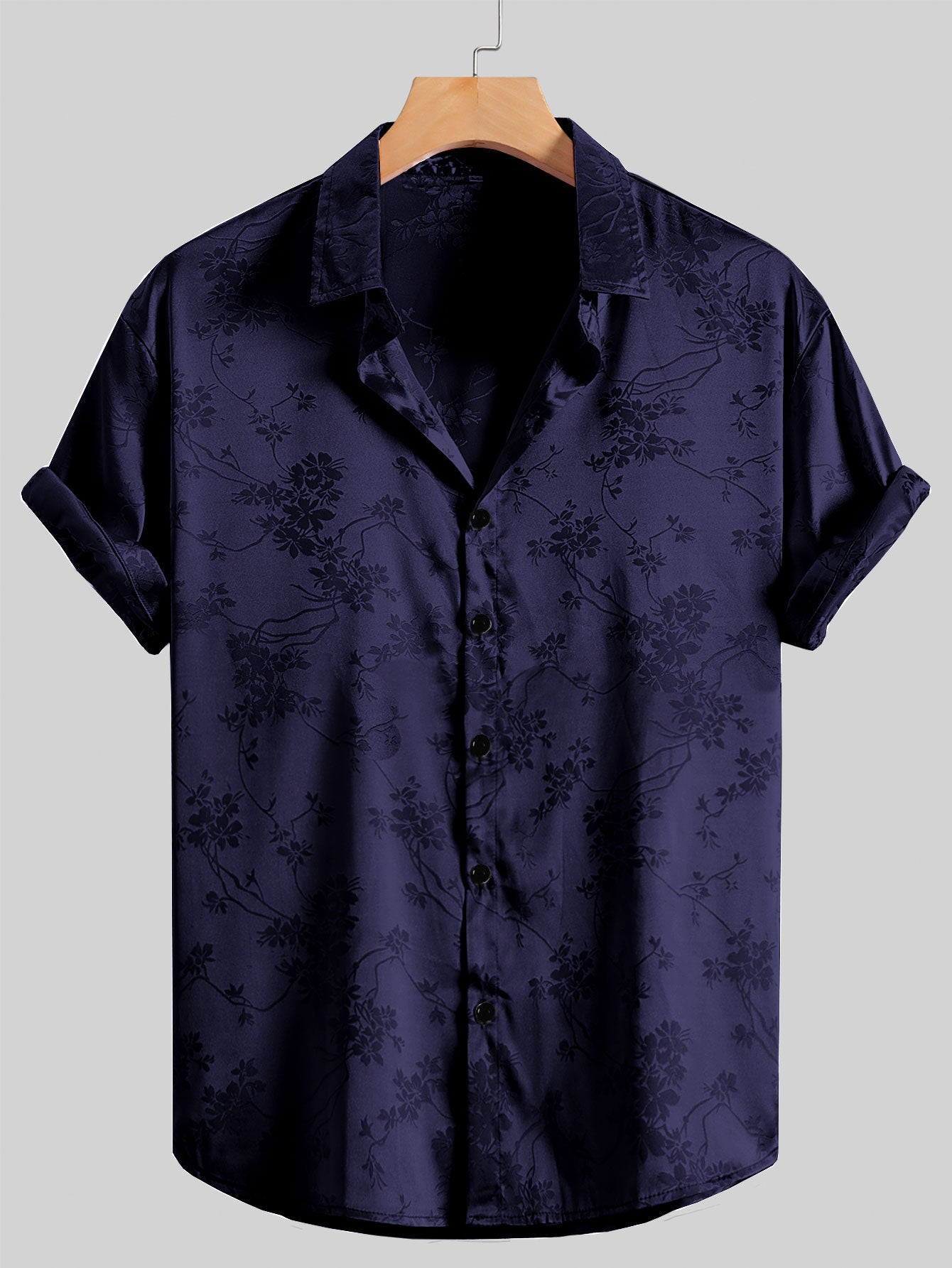 Bogdan | Camisa Estampada Floral de Manga Corta