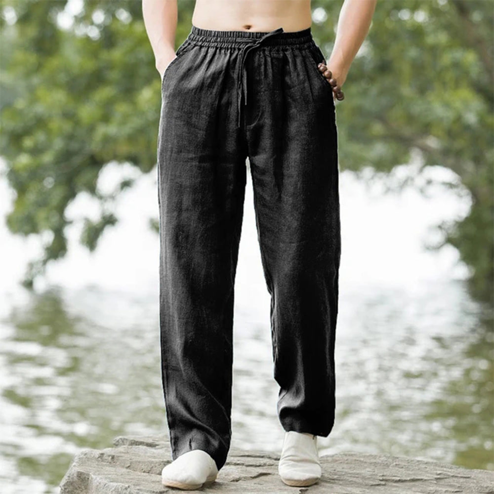Ethan | Pantalón Casual Suelto Con Cordón