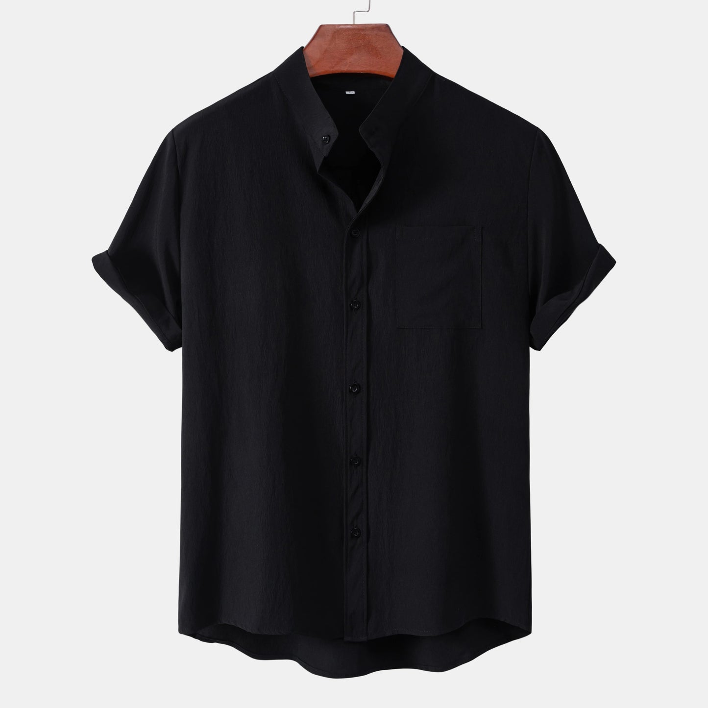 Madsen | Camisa Manga Corta Cuello Mao