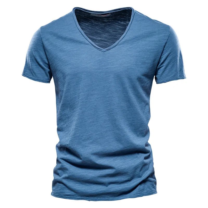 Tibor | Camiseta De Manga Corta Con Cuello en V Para Hombre