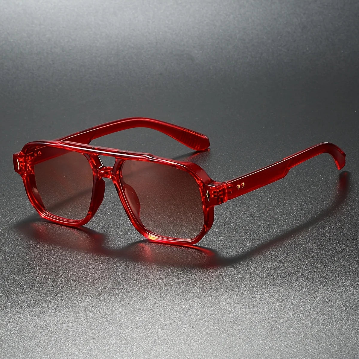 LumeSight - Gafas De Sol Cuadradas Doble Puente