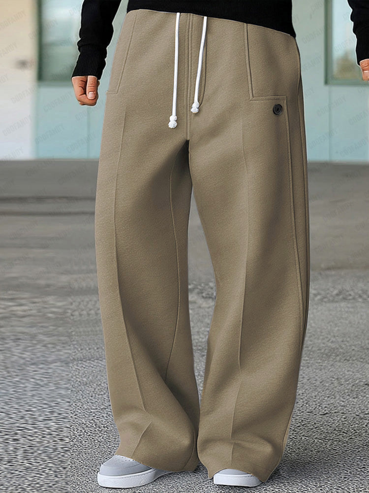 Karelis | Pantalones De Chándal Informales De Pierna Ancha Con Cordón