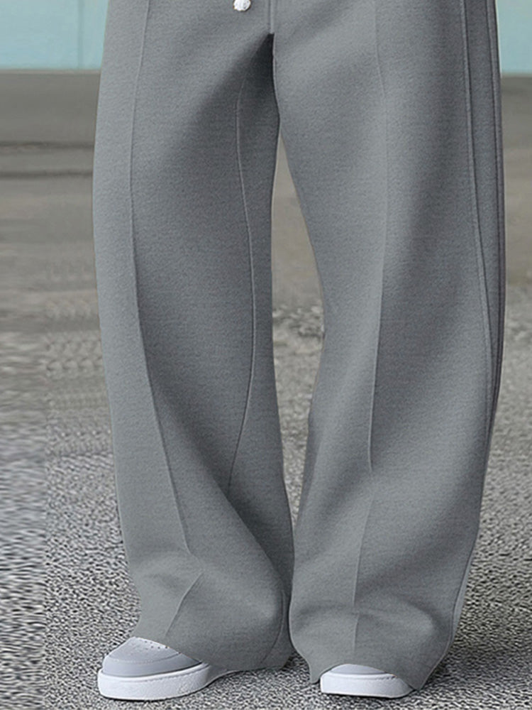 Karelis | Pantalones De Chándal Informales De Pierna Ancha Con Cordón