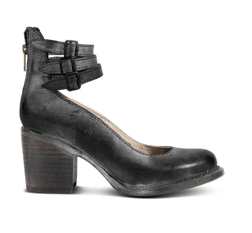 Steffie - Zapatos de Salón Con Tacón Grueso y Tiras