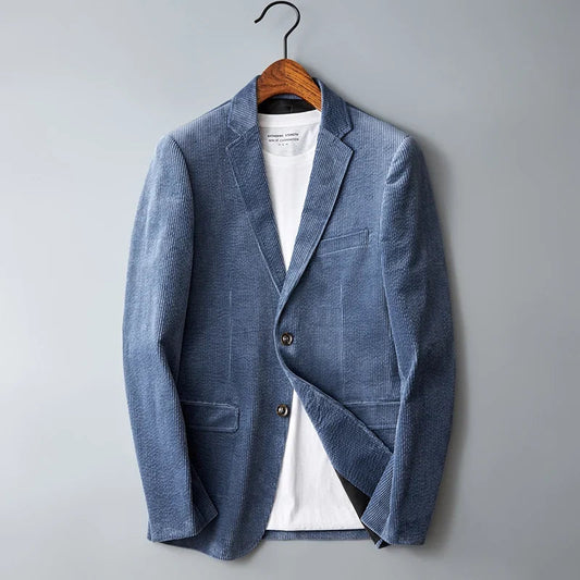 Cameron | Blazer Texturizado con Cuello de Solapa