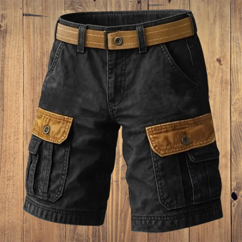 Rocha | Bermudas Cargo Hombre Vintage Algodón