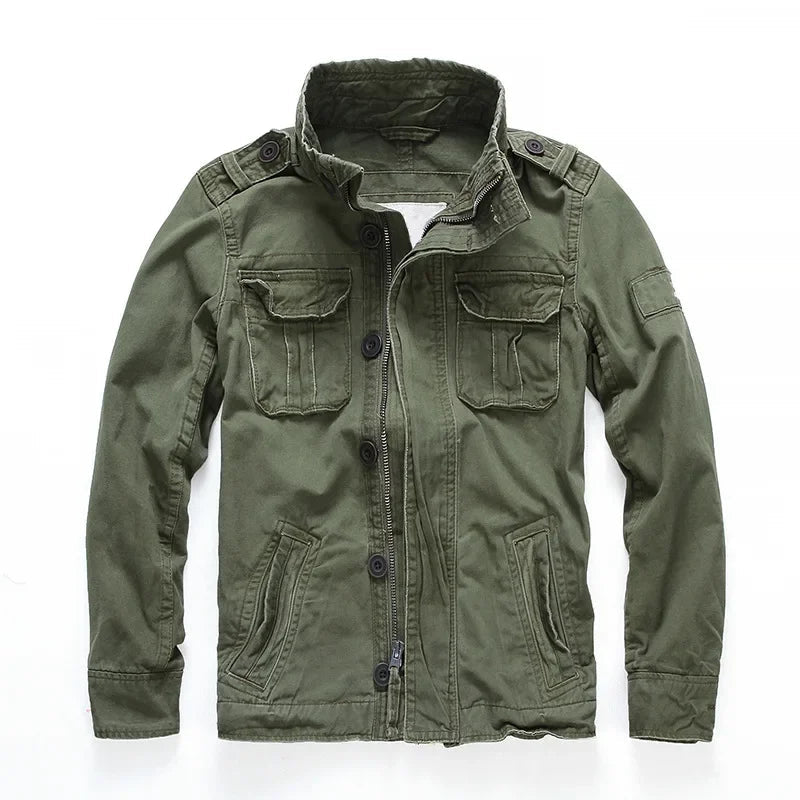 Edmond | Chaqueta Cargo Con Cuello Alto Y Bolsillos