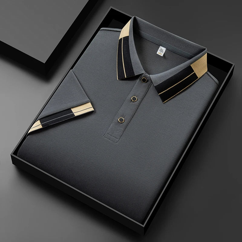Ardalion | Polo de manga Corta con Cuello en Contraste