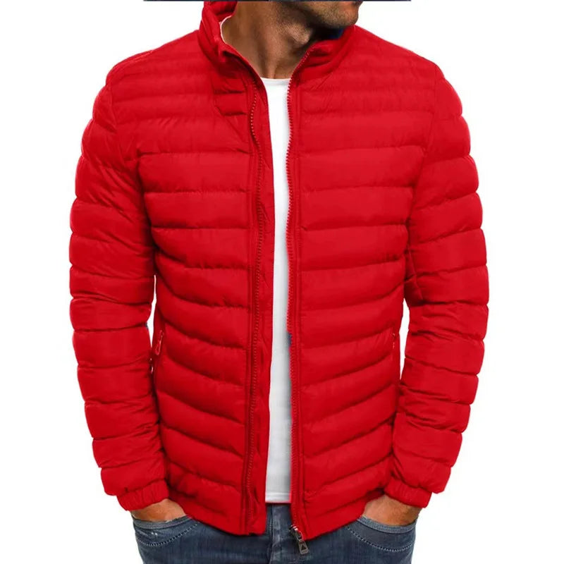Aurelio | Chaqueta Acolchada Con Cremallera Frontal Y Cuello Alto
