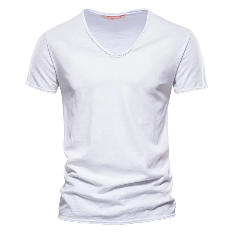 Tibor | Camiseta De Manga Corta Con Cuello en V Para Hombre