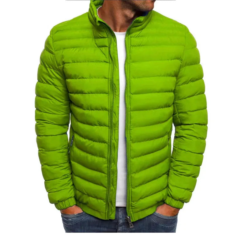 Aurelio | Chaqueta Acolchada Con Cremallera Frontal Y Cuello Alto