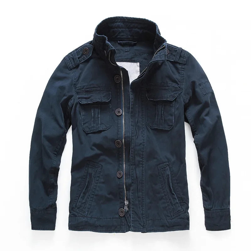 Edmond | Chaqueta Cargo Con Cuello Alto Y Bolsillos