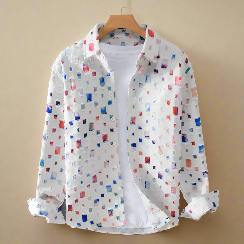 Nazirah | Camisa De Manga Larga Con Mosaico