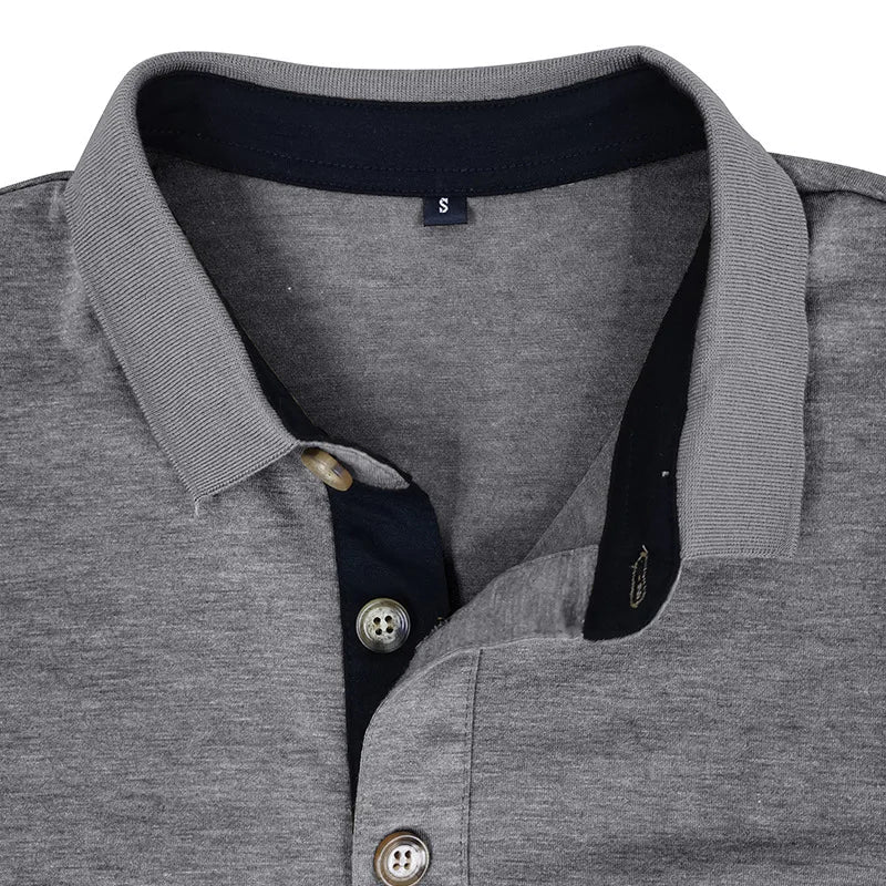 Wilfrido | Camisa Polo de Manga Larga Con Bolsillo