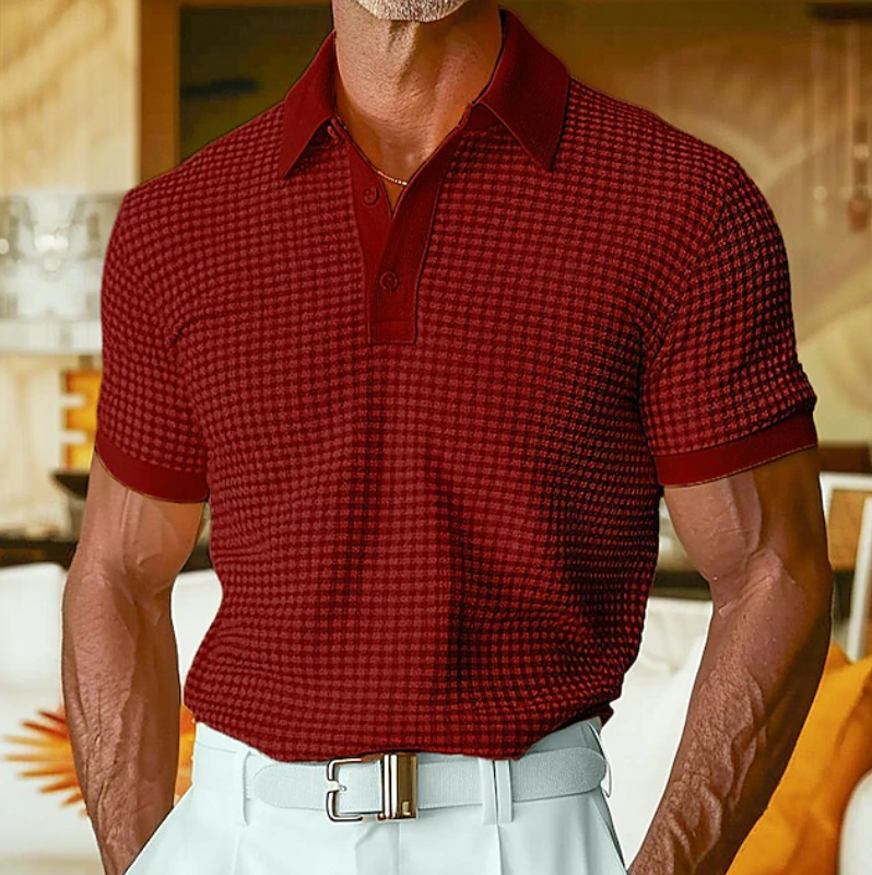 Neyton | Polo de Manga Corta a Cuadros