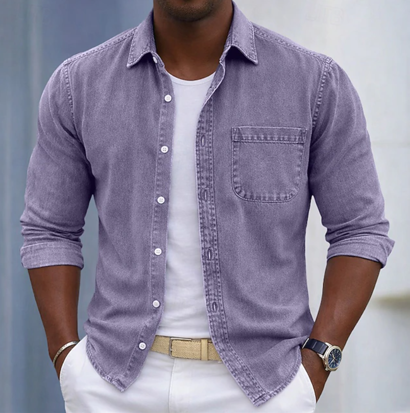 Kaick | Camisa Informal De Manga Larga Con Botones