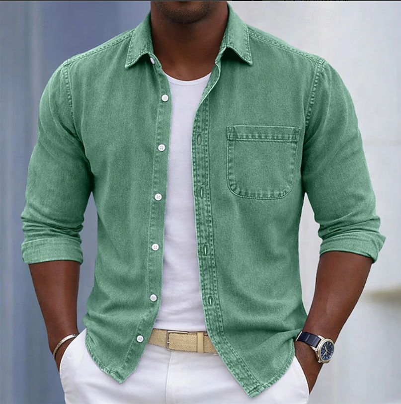 Kaick | Camisa Informal De Manga Larga Con Botones
