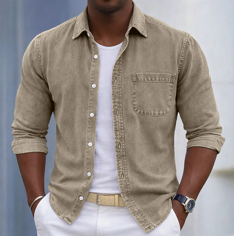 Kaick | Camisa Informal De Manga Larga Con Botones