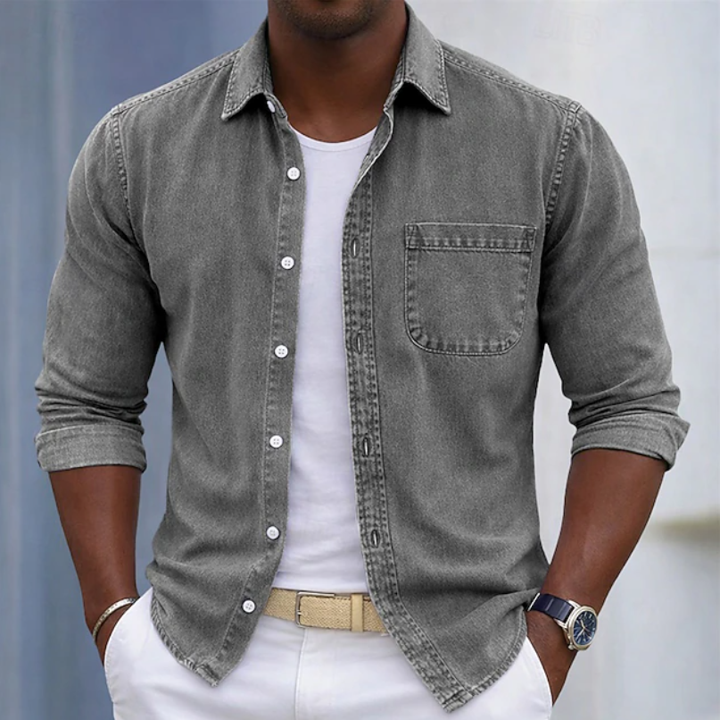Kaick | Camisa Informal De Manga Larga Con Botones