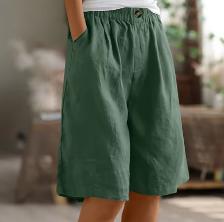 Carmella - Pantalones Cortos Holgados de Ocio