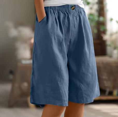 Carmella - Pantalones Cortos Holgados de Ocio