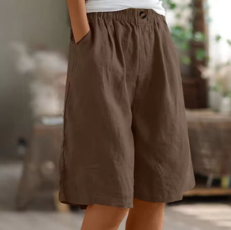 Carmella - Pantalones Cortos Holgados de Ocio