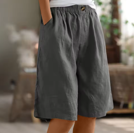 Carmella - Pantalones Cortos Holgados de Ocio