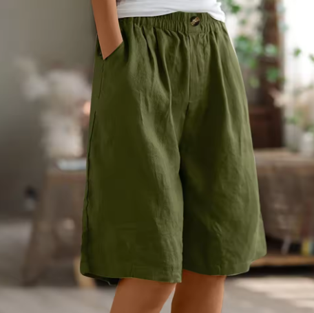 Carmella - Pantalones Cortos Holgados de Ocio