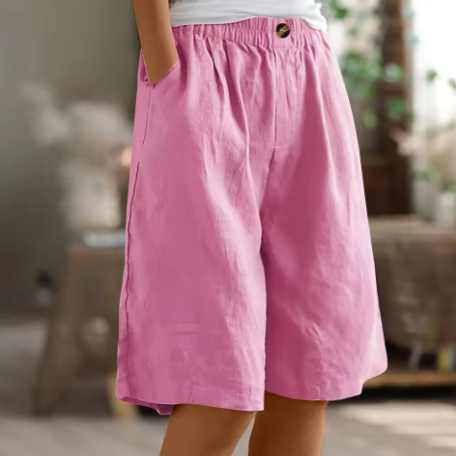 Carmella - Pantalones Cortos Holgados de Ocio