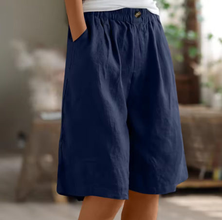 Carmella - Pantalones Cortos Holgados de Ocio