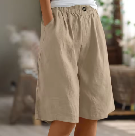 Carmella - Pantalones Cortos Holgados de Ocio