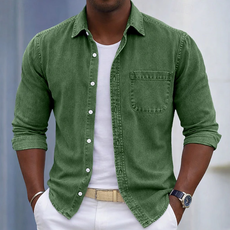 Kaick | Camisa Informal De Manga Larga Con Botones