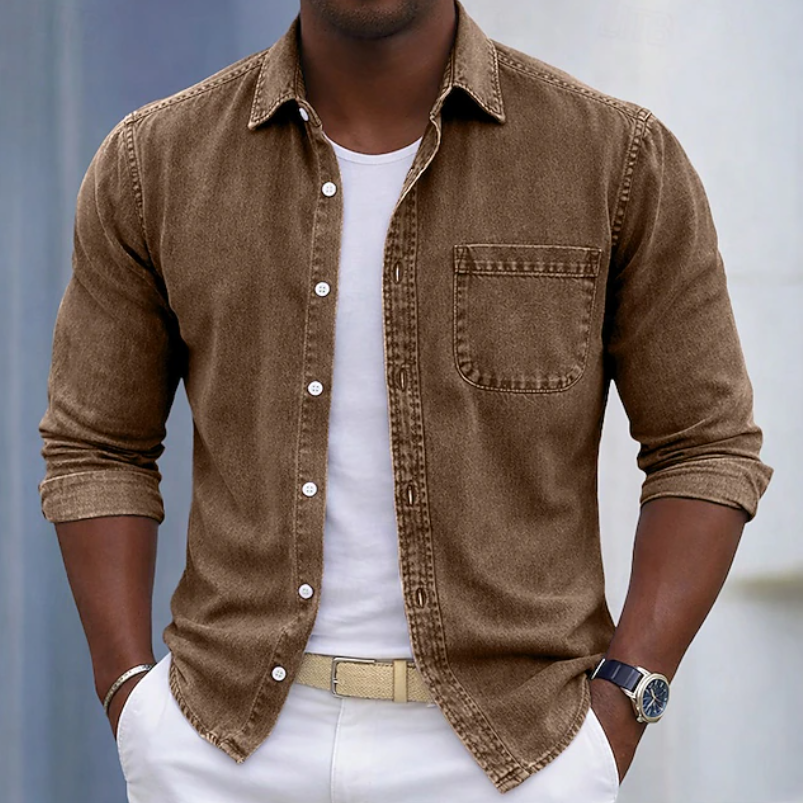 Kaick | Camisa Informal De Manga Larga Con Botones