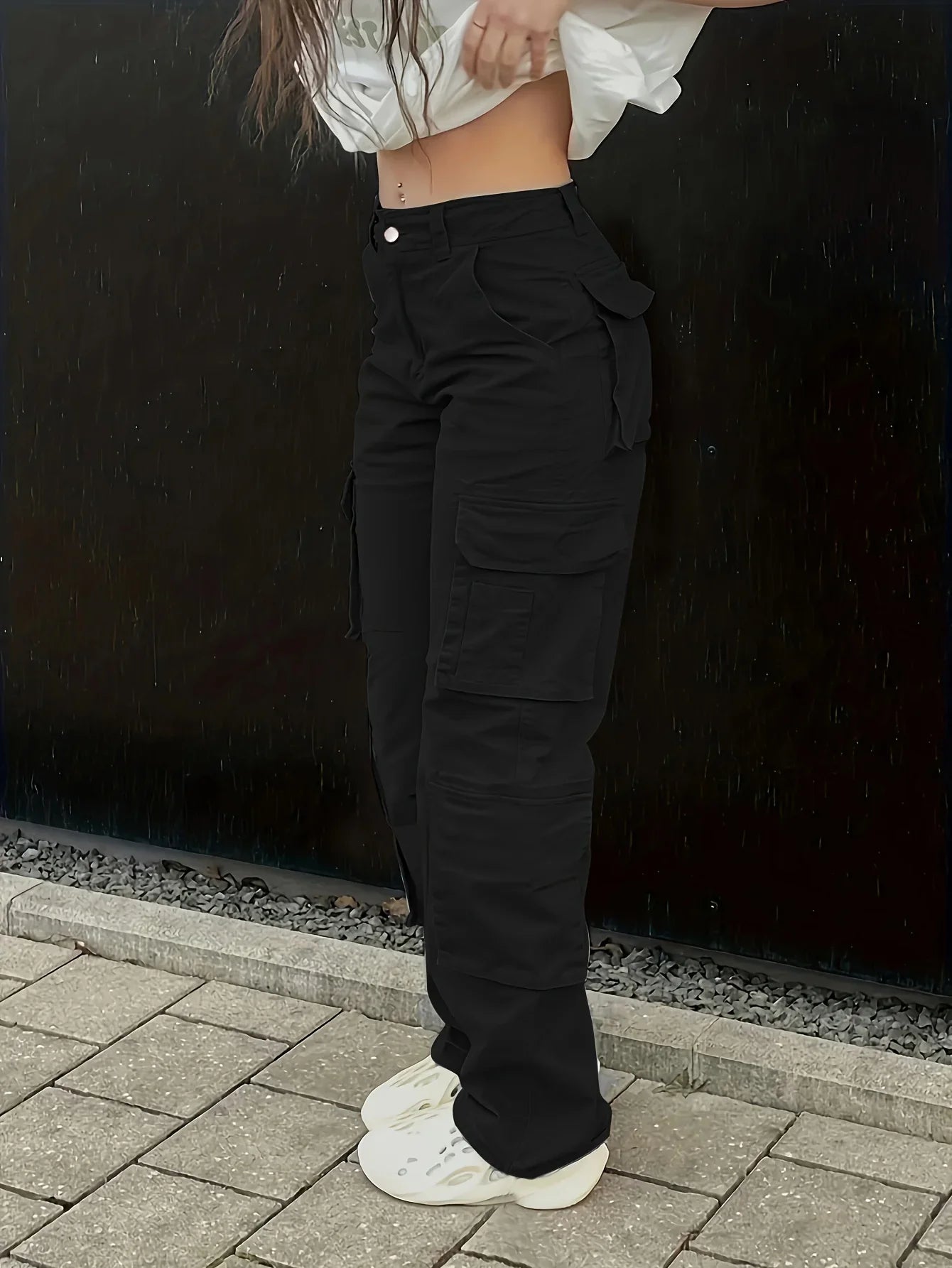 Freena | Pantalones Cargo con Bolsillos Utilitarios