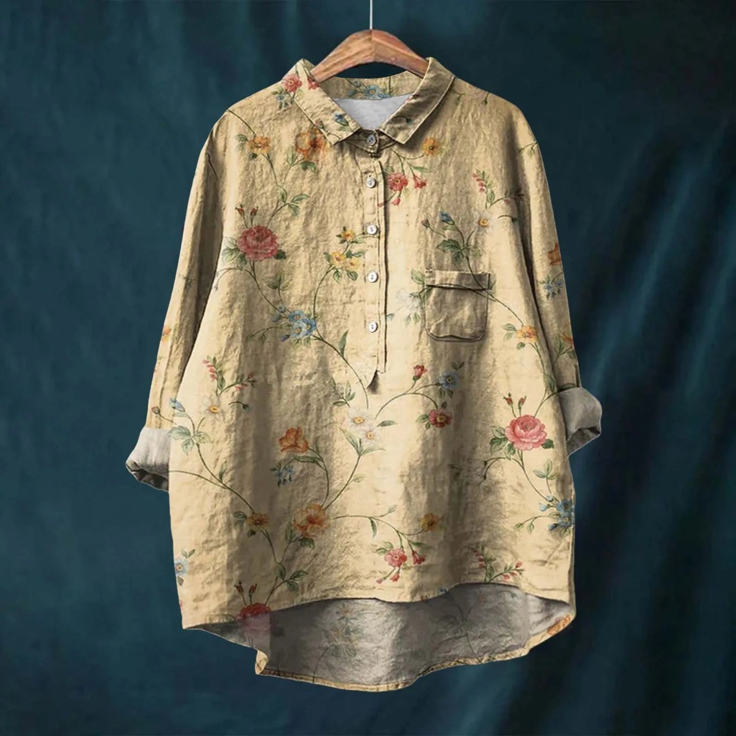 Lucero | Camisa Estampada Con Botones en La Parte Delantera