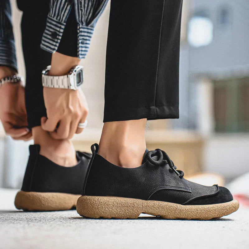 Eddingen | Zapatos Casuales con Cordones y Suela Gruesa