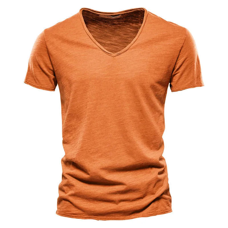 Tibor | Camiseta De Manga Corta Con Cuello en V Para Hombre