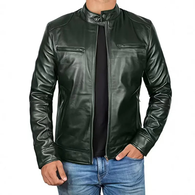 Daouda - Chaqueta Con Cuello Alto y Cremallera