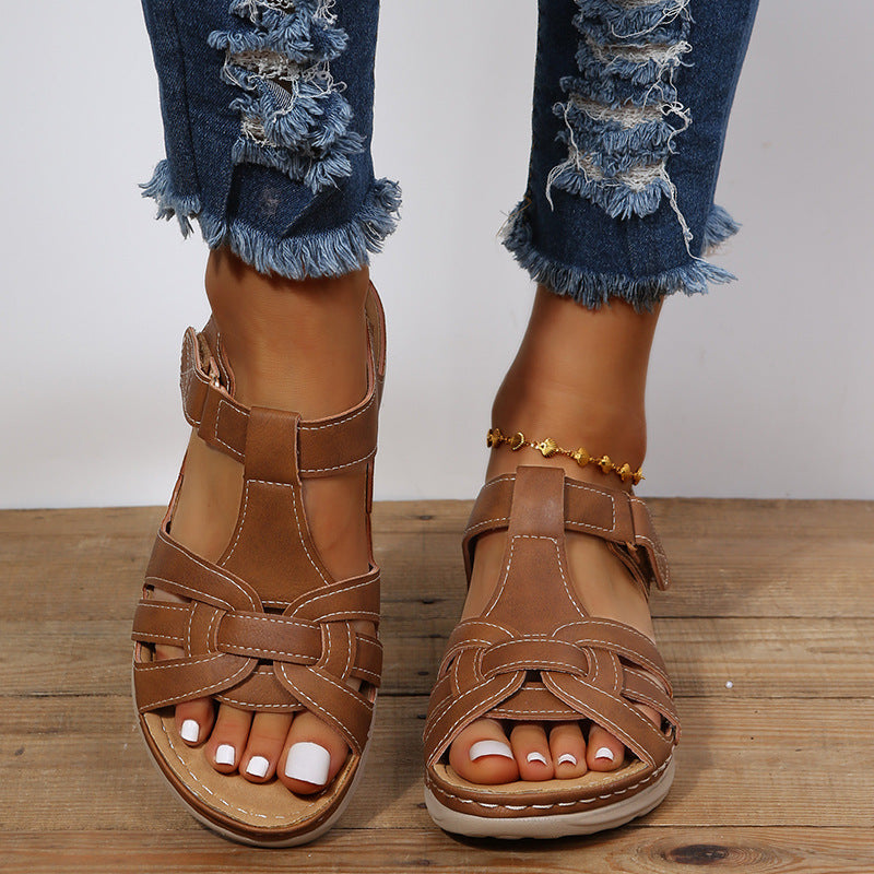 Froso | Sandalias Marrones con Correa Ajustable