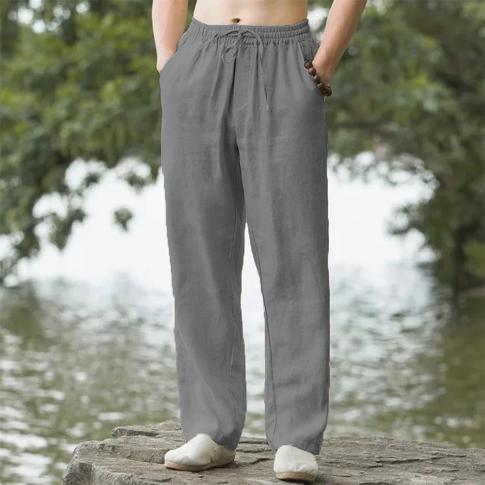 Ethan | Pantalón Casual Suelto Con Cordón