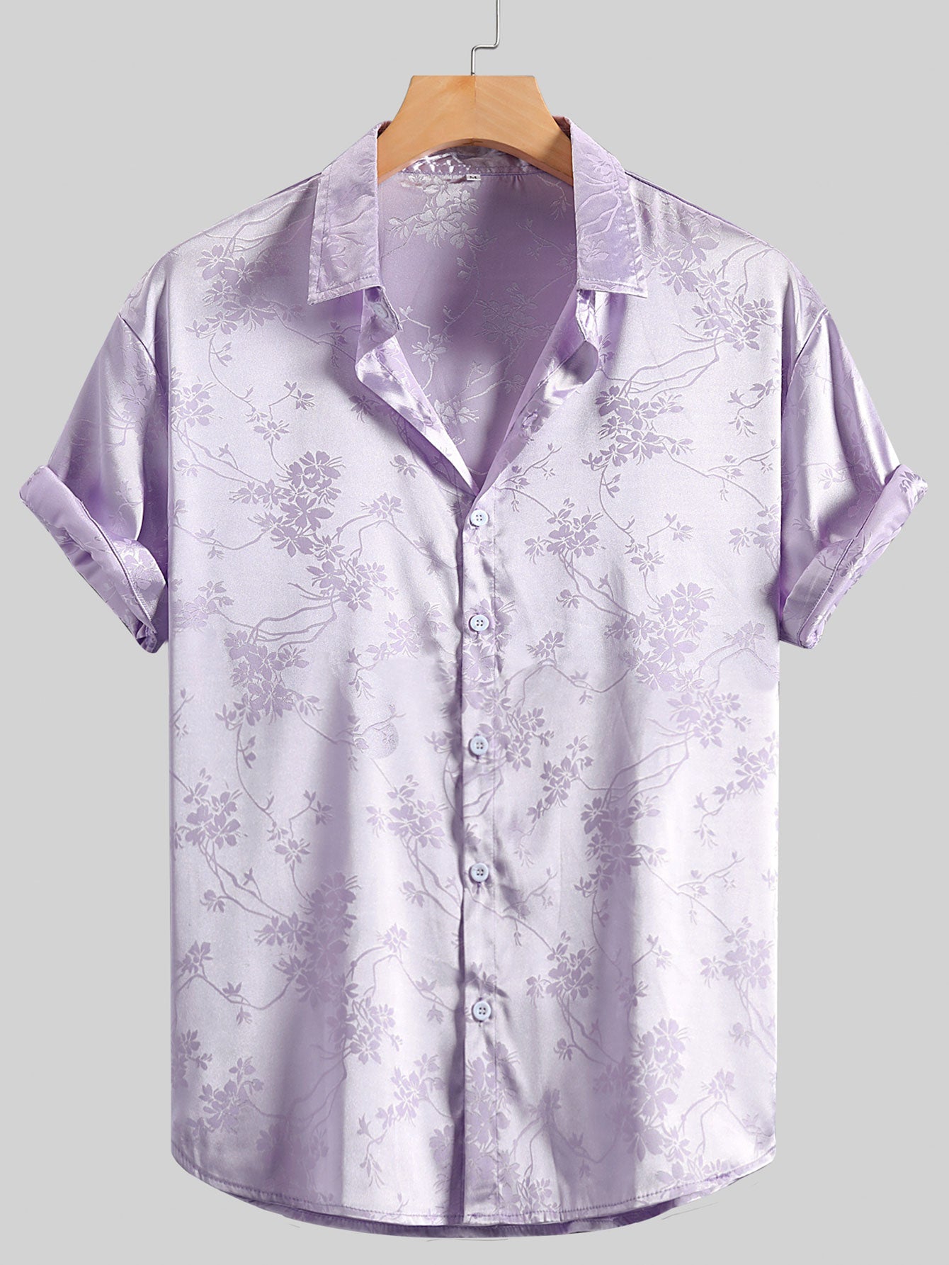 Bogdan | Camisa Estampada Floral de Manga Corta